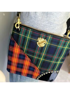 MAC Tartan Plaid Crossbody Purse